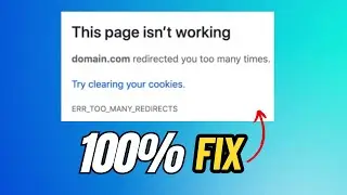 Fix ERR_TOO_MANY_REDIRECTS on WordPress [SOLVED]