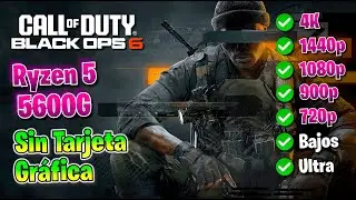 ✅ Call Of Duty Black Ops 6 BETA ✅ Ryzen 5 5600G 🔴 JUGAR sin TARJETA GRÁFICA 🔴