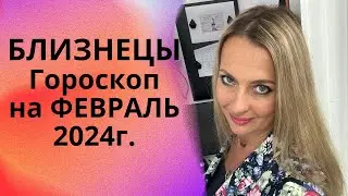 БЛИЗНЕЦЫ - гороскоп на ФЕВРАЛЬ 2024г.!