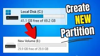 How to create Partition on Windows 11 | Delate Partition | Partition Hard Drives