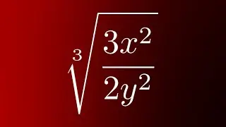 How to Rationalize the Denominator in a Cube Root with Variables