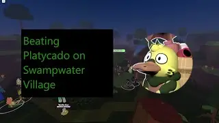 [ROBLOX Flavor Frenzy] Beating Platycado on Swampwater Village