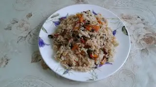 Рис с овощами в мультиварке.