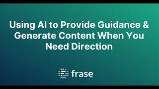 AI Prompt: Using AI to Provide Guidance & Generate Content When You Need Direction