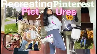 recreating Pinterest photos at home (aesthetic)