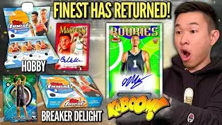 FINEST IS BACK (MONSTER PULL)! 😱🔥 2023-24 Topps Finest Basketball Hobby & Breaker Delight Box Review