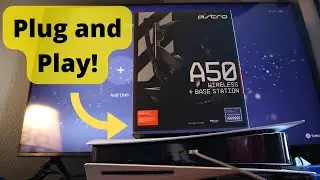 No Adapter needed - My Astro A50 headset (GEN 4) is compatible with the PS5
