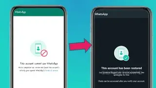 How to unban WhatsApp banned Account | WhatsApp This account cannot use WhatsApp Problem Solved 🔥