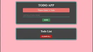 Local Storage Todo App In JS With Source Code | Source Code & Projects