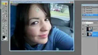 smooth the skin with photoshop