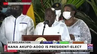 President Akufo-Addo presents his victory speech - Election 2020 on JoyNews (9-12-20)