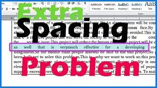 How to Remove Extra Spacing Problem in MS Word | Remove Large Space | LeonsBD