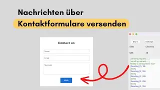 Kontaktformular Automatisierung | Nachrichten über Kontaktformulare versenden