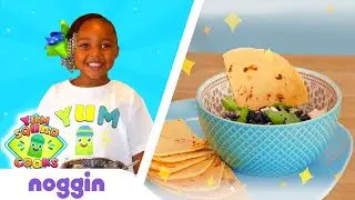 Let's Make Cheesy Black Beans w/Yum Squad Cooks | Noggin