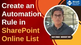 Create an automation rule in SharePoint Online List or Document Library