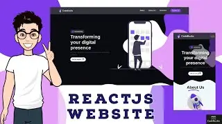 React Website🤩 : Build Responsive website with ReactJS, Styled-Components & GSAP❣️