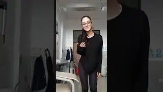 Türk liseli kızdan Tiktok dans akım videoları yeni Twerk twerking tayt dans 