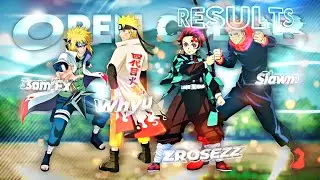 Open Collab Winners 🔥 - Monsters [AMV/edit] " Closed "