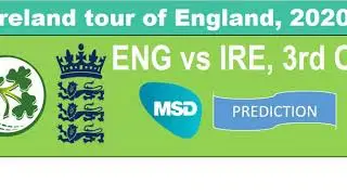 ENGLAND vs IRELAND Dream11 Team Prediction in Tamil || ENG vs IRE 3rd ODI || 04/08/2020