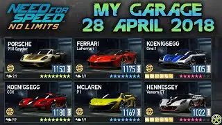 NFS No Limits | My Garage - 29 April 2018 | ft. Venom GT & One:1