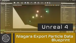 UE4 - Niagara Export Particle Data to Blueprint - Collision