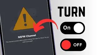 How to Enable NSFW Channel on Discord iOS / Turn Off NSFW on Discord Channel