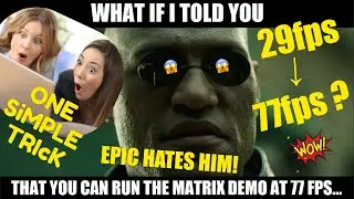 Clickbait thumbnail, just for fun :) MATRIX AWAKENS- QUICK, BUT IL