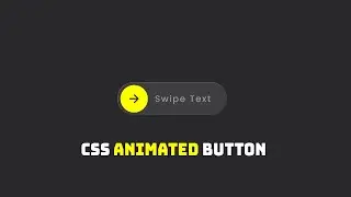 CSS Animated Swipe Button Hover Effects | Html CSS | ProgrammingWithRayyan