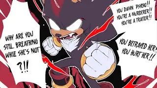 Movie Shadow confronts Dr. Robotnik! | Sonic Comic Dub