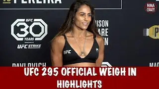 Full UFC 295 Official Weigh in Highlights