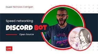 Discord bot with Slash commands to make speed networking bot javascript / typescript