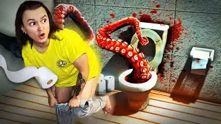 У ТЕБЯ МИНУТА ЧТОБЫ ПОКАКАТЬ НА УНИТАЗЕ!!  (Toilet Chronicles)