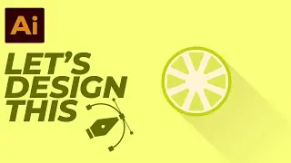 Flat Icon Design in Adobe Illustrator | Speed Art Lime Vector Design