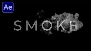 SMOKE TEXT REVEAL in After Effects [Tutorial Deutsch]