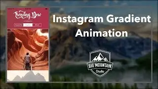 Animating Gradients Like Instagram (iOS, Xcode 8, Swift 3)