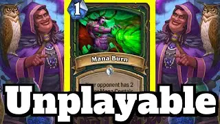 Destroying ALL of the Opponent's Mana! Mana Burn Wandmaker Combo! | Hearthstone