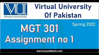 MGT301- Assignment NO 1 - Fall 2022 - with Solution File - MTech