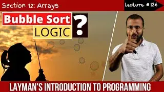 12.6 Bubble sort algorithm in an array | Complete C programming course | Sunil Dhimal