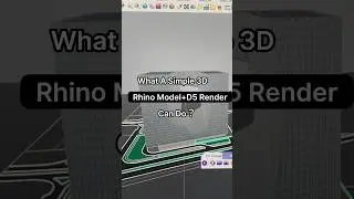 🤔What A Simple Rhino model+D5 Render Can Do？The Stunning Scene of City！🤩