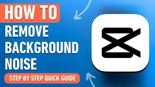 How to Remove Background Noise in Capcut PC & Mac [2024] Easy Tutorial