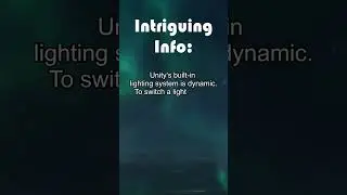 Dynamic Lighting in Unity: Switching Light Sources