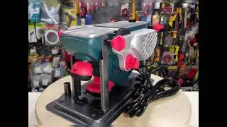 Электрорубанок ЗЕНИТ ПРОФИ ЗРП 1100 со станиной - обзор 360 градусов
