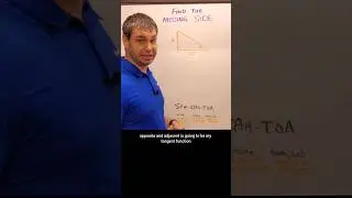 Find Missing Angle in a Right Triangle using Tangent