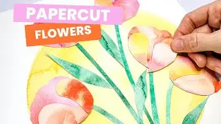 Spring Floral Bouquet Papercut Tutorial