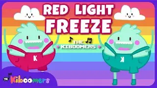 Red Light Freeze Dance - THE KIBOOMERS Preschool Songs - Brain Break