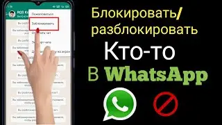Как заблокировать/разблокировать кого-то в WhatsApp |  Блокировать/разблокировать людей в WhatsApp