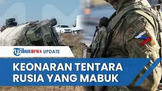 AKSI BERANDALAN Tentara Rusia! Mabuk Sambil Hancurkan S-400 Kebanggaan Moskow, Terguling di Selokan