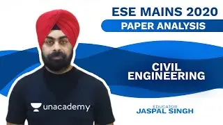 ESE/IES Mains 2020 Paper Discussion | Civil | ESE 2021 | Jaspal Singh