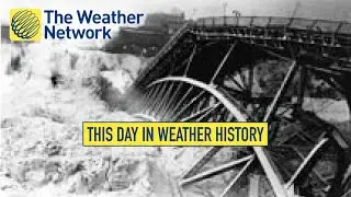 1938: Iconic Niagara Falls bridge collapses from ice jams