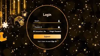 Animated Login Form With Background Video Using HTML & 